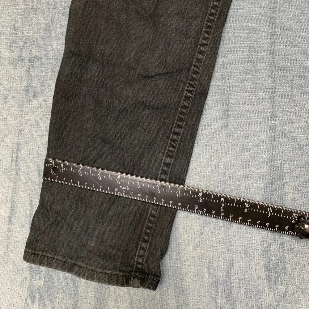 Levi's 511 Slim Fit Straight Jeans Mens 34x30 Black Denim Non Stretch 5 Pockets